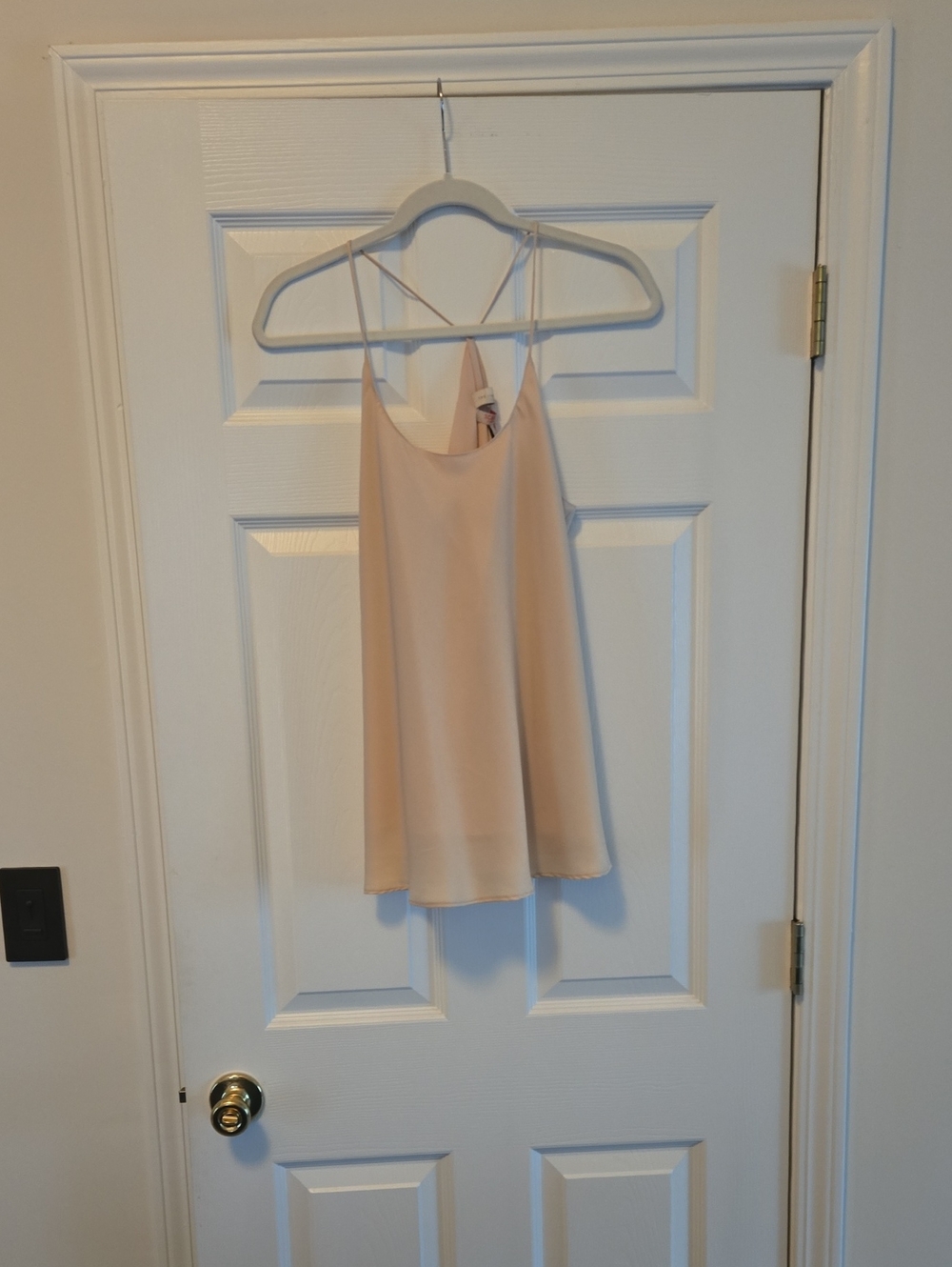 The Limited Beige Cami with Thin Double Straps